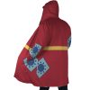 Monkey Luffy Wano Country Arc Demon Slayer Hooded Cloak Coat SIDE Mockup - Official One Piece Store