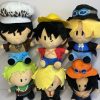 New 25cm One Piece Plush Toy Anime Luffy Chopper Ace Pattern Soft Stuffed Plush Dolls Toys 1 - Official One Piece Store