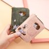 New Wallet Card Bag One Piece Student Short Fashion Embroidery Cartoon Cat Large Capacity Multi Card - Official One Piece Store