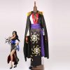 ONE PIECE Boa Hancock Cosplay Costume Custom size Black tops and skirt Black Cloak Halloween - Official One Piece Store