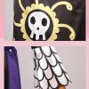 ONE PIECE Boa Hancock Cosplay Costume Custom size Black tops and skirt Black Cloak Halloween 4 - Official One Piece Store