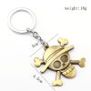 ONE PIECE Luffy Skull Rudder Keychain Anime Rotatable Metal Keyring 3D Luffy Skull Key Ring for 5 - Official One Piece Store