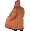 Oden Kozuki One Piece AOP Hooded Cloak Coat SIDE Mockup - Official One Piece Store