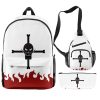 One Piece 3 Pieces Set Backpack 3D Printing Travel School Students Schoolbag Laptop Backpack Shoulder Bag 3 - Official One Piece Store