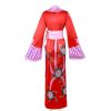 One Piece Cosplay Boa Hancock Costume Sexy Empire Red Kimono Dress Anime Clothing Halloween Costumes For 4 - Official One Piece Store