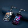 One Piece Luffy Necklace Stainless Steel Colorful Anime New Season Sun God Shape Tag Keychain Pendant 4 - Official One Piece Store