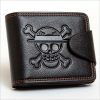 One Piece Men Boys Luffy Wallet Monkey D Luffy Straw Hat Pirates Anime Skull Wallet Purse - Official One Piece Store