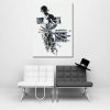 One Piece Pirate Roronoa Zoro Black And White 1pc Wall Art 2 - Official One Piece Store