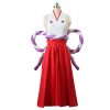 One Piece Yamato Cosplay Costume Wano Country Kimono Sets Kozuki Oden Oniji Wig Headgear Halloween Party 2 - Official One Piece Store