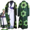 Roronoa Zoro Costume One Piece Cosplay Kimono Robe Full Suit Halloween Carnival Trafalgar Law Cosplay Costume - Official One Piece Store