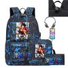 Three piece Set of Cartoon Riman One Piece USB Youth Student Schoolbag Male and Female Backpack 1 - Official One Piece Store