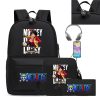 Three piece Set of Cartoon Riman One Piece USB Youth Student Schoolbag Male and Female Backpack - Official One Piece Store