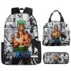 Three piece Set of One Piece Surrounding Luffy Backpack Primary and Secondary School School Bag Children 4 - Official One Piece Store