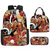 Three piece Set of One Piece Surrounding Luffy Backpack Primary and Secondary School School Bag Children 5 - Official One Piece Store