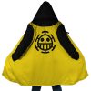 Trafalgar Law One Piece Hooded Cloak Coat MAIN Mockup - Official One Piece Store