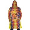 Trippy Luffy One Piece AOP Hooded Cloak Coat BACK Mockup - Official One Piece Store