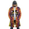 Trippy Luffy One Piece AOP Hooded Cloak Coat FRONT Mockup - Official One Piece Store