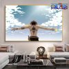 beautiful sky one piece portgas d ace wall art 469 - Official One Piece Store