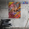 luffy combat one piece wall art with framed 673 - Official One Piece Store