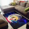 luffy one piece love you to the moon galaxy carpet rug home room decor back 175 - Official One Piece Store