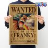 one piece franky wanted kraft paper poster 883 - Official One Piece Store