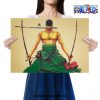 one piece roronoa zoro three sword kraft paper poster 149 - Official One Piece Store