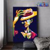 one piece wall art cool luffy 3d canvas 299 - Official One Piece Store