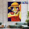 one piece wall art luffy straw hat canvas 713 - Official One Piece Store