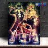 team sabo ace luffy one piece wall art with framed 892 - Official One Piece Store