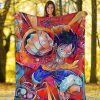 trippy luffy one piece blanket 210230 - Official One Piece Store