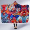 trippy luffy one piece hooded blanket 413009 - Official One Piece Store