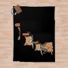 Katana Cat Throw Blanket Official One Piece Merch