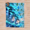 Blue Water Throw Blanket Official One Piece Merch