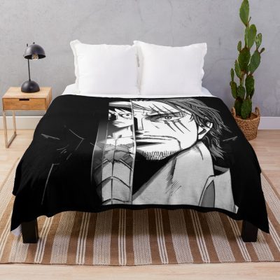 ⁣One Piece Shanks Classic Throw Blanket Official One Piece Merch