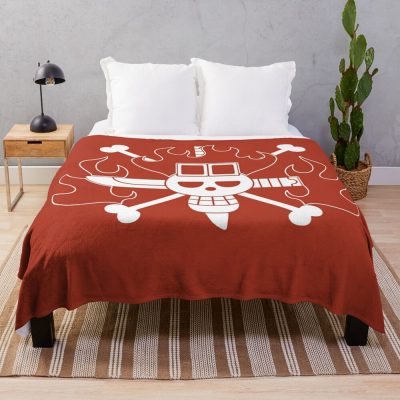 Kid Pirates Jolly Roger Throw Blanket Official One Piece Merch