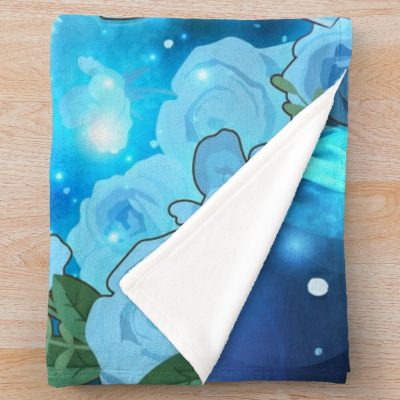 Blue Water Throw Blanket Official One Piece Merch