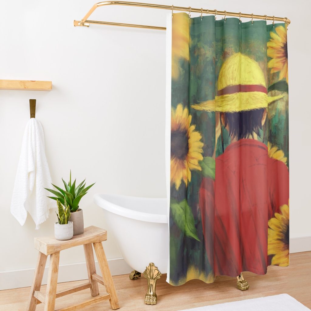 Luffy Shower Curtain Official One Piece Merch