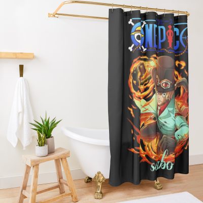 One Piece  Sabo Shower Curtain Official One Piece Merch