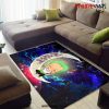 zoro one piece love you to the moon galaxy carpet rug home room decor back 577 - Official One Piece Store