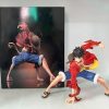 25cm One Piece Luffy Figures Monkey D Luffy Battle Style Action Figures PVC Anime Collection Model 4 - Official One Piece Store