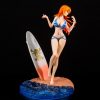 33cm Anime One Piece Nami Figure Fashion Sexy Beach Surf Swimsuit Girl Action Figurine Pvc Model 2 - Official One Piece Store