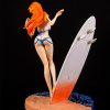 33cm Anime One Piece Nami Figure Fashion Sexy Beach Surf Swimsuit Girl Action Figurine Pvc Model 3 - Official One Piece Store