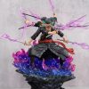 39cm One Piece Anime Roronoa Zoro Wano Country Three Heads and Six Arms Nine Knives Flow 3 - Official One Piece Store