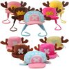 Anime Kawaii Plush Toys Cosplay Tony Chopper Cotton Hat Warm Winter Cap For Costume Adult Unisex 1 - Official One Piece Store