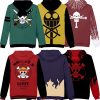 Anime One Piece Clothing Hoodie Sweatshirt Men One Piece luffy Coat Hooded Pullover Mens Boys Winter - Official One Piece Store