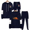 Anime One Piece Hoodies Sweatshirt Sweatpants Suits Men Women One Piece Luffy Two Pieces Set Dropship 4 - Official One Piece Store