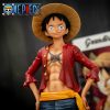 Hot 28cm One Piece Anime Figure Confident Smiley Luffy Three Form Face Changing Doll Action Figurine 2 - Official One Piece Store