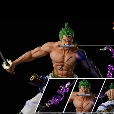 New 20cm One Piece Anime Figure GK Roronoa Zoro Action Figure PVC Collection Cartoon Model Doll 1 - Official One Piece Store