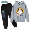 New Anime One Piece Hoodies Kids Fashion Luffy Pullover Oversized Hoodie Sweats Kids Hip Hop Coat 3 - Official One Piece Store