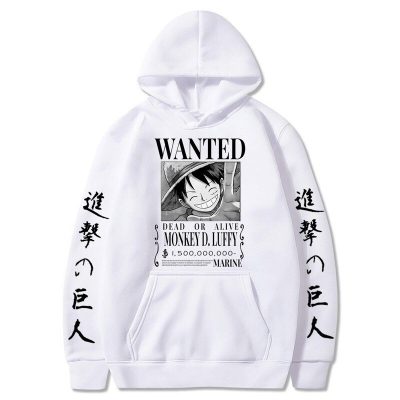 Newest Japan Cartoon One P Pieces Luffy Hoodie Men women Anime Attack on Titan Hoodies Pullover 1 - Official One Piece Store